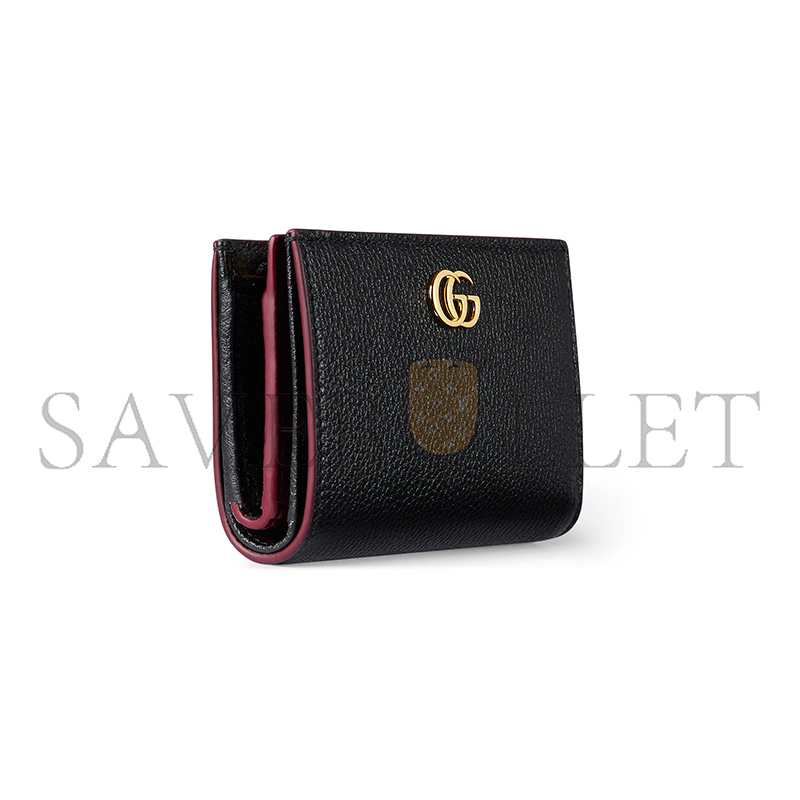 Gvc*1 bi-color gg marmont small wallet 772738 (11.5*8*3cm)